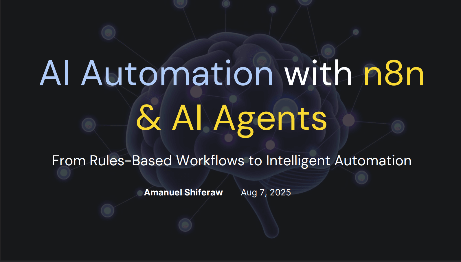 AI Automation with n8n & AI Agents